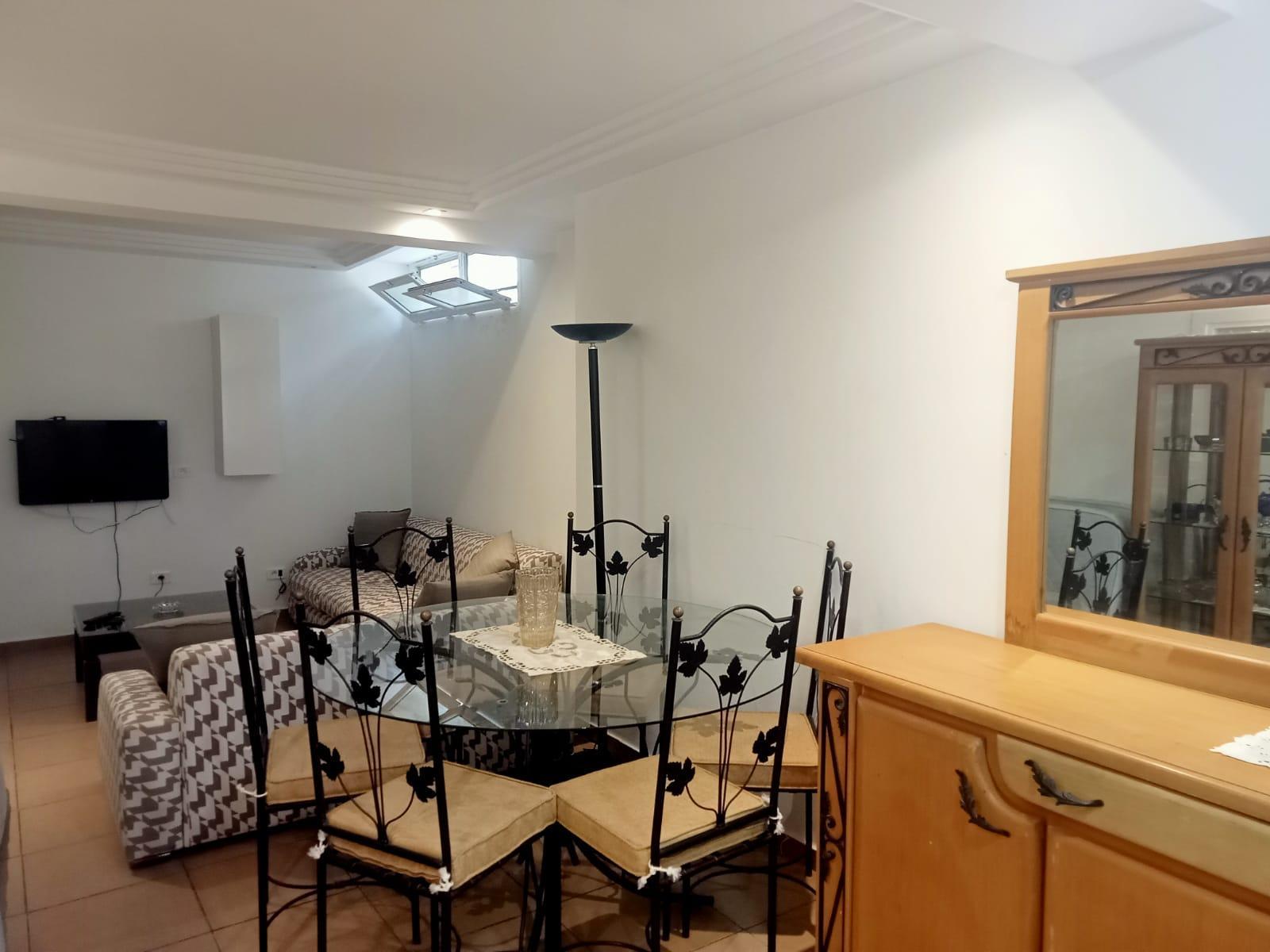 Location : Appartement S+2 Meublé à Sidi Frej, La Soukra