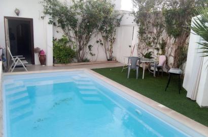 À Louer – Villa S+2 Meublée avec Piscine à La Marsa