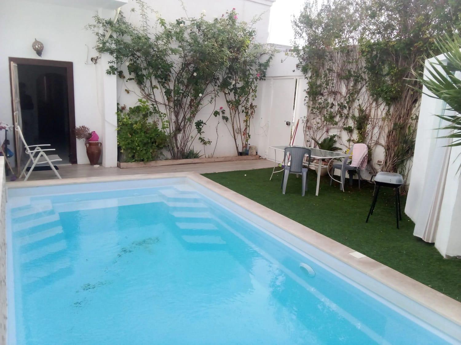 À Louer – Villa S+2 Meublée avec Piscine à La Marsa