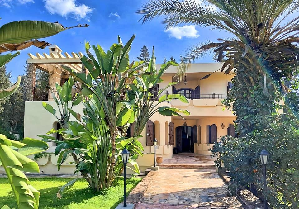 Une villa de style provençal français, nichée au cœur d'un domaine arboré de 8000 m²